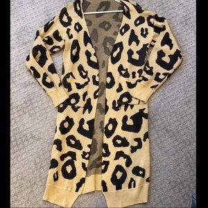 Leopard Print Cardigan